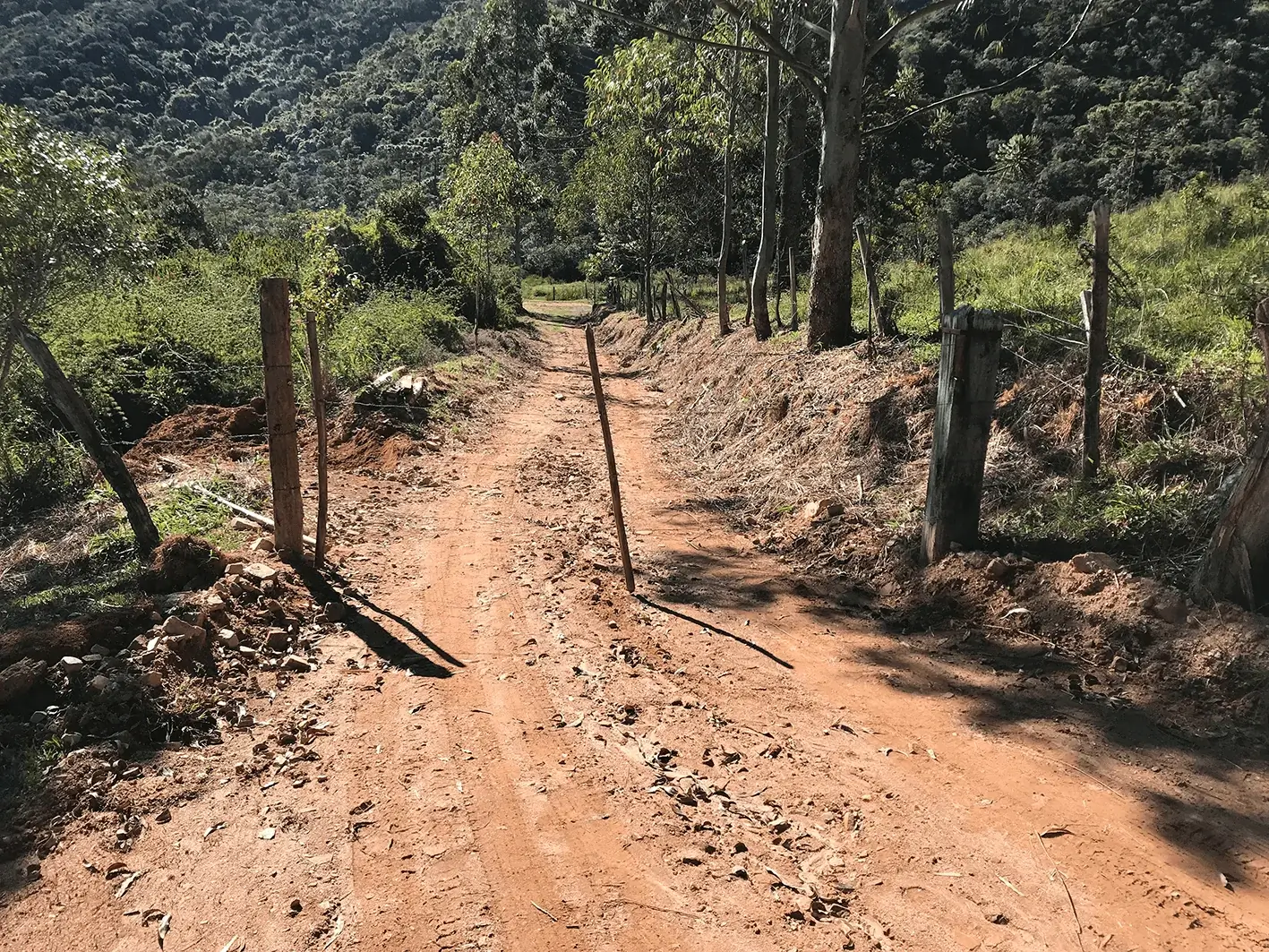 Entrada renovada do Sítio em maio de 2019